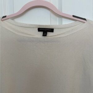 Banana Republic Off-White Knit Top